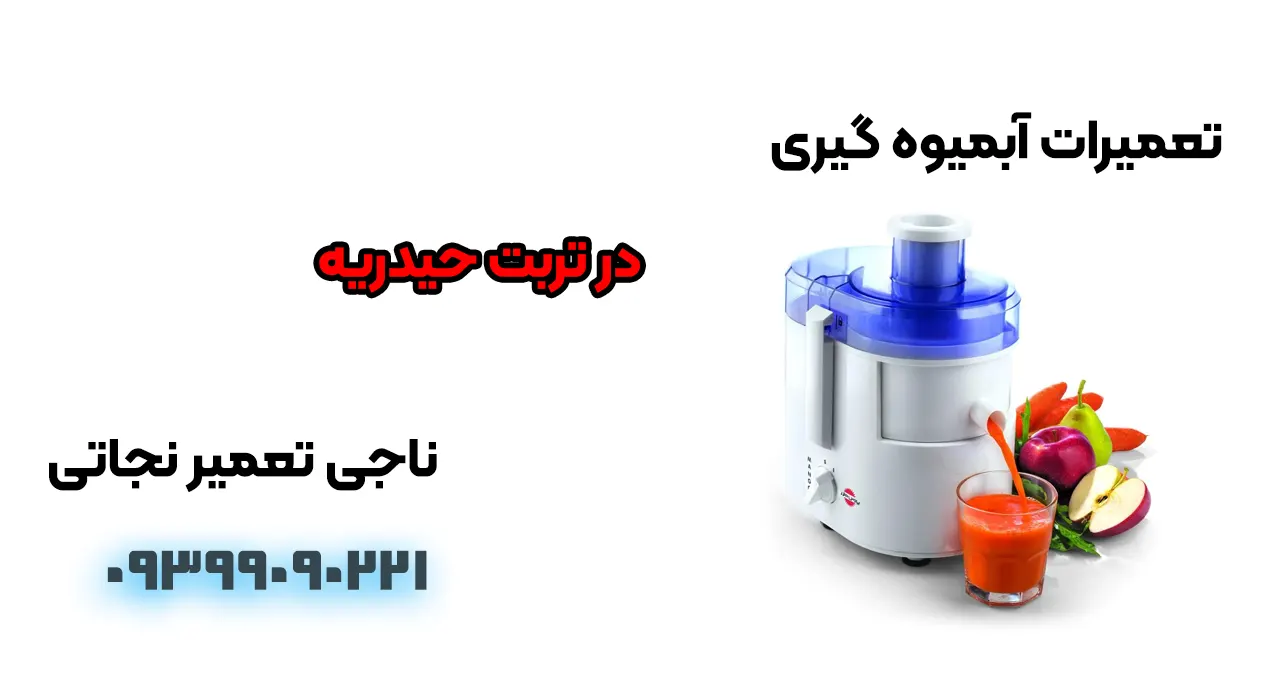 تعمیر آبمیوه گیری در تربت حیدریه ناجی تعمیر